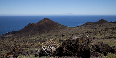 Blick von La Palma nach La Gomeira