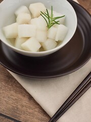 무 피클, 치킨 무, 요리, 식사