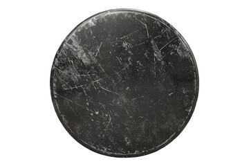 Hockey puck isolated on transparent background