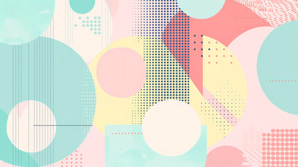 Abstract background with pastel colors and geometric shapes, creating an elegant and modern design for advertising or branding materials. illustration. flat color background.


