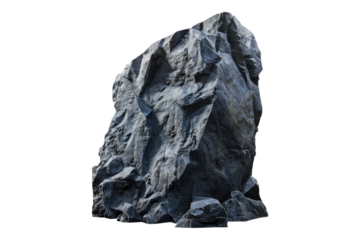 Huge rocks isolated on transparent background
