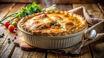 A Delicious And Hearty Chicken Pot Pie Is The Perfect Comfort Food For A Cold Winter Day.