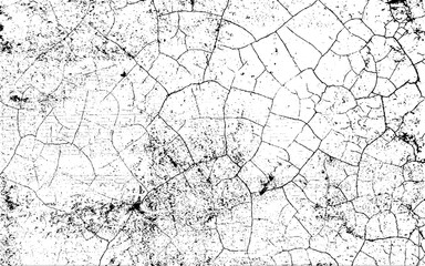  Black and White Grunge Style. Noise Rough Design. Vector Illustration. Cracked earth desert texture. Cracked earth, desert texture abstract vector background. Scratches on cracked earth texture.