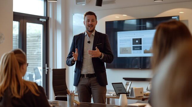 Tech Savvy Office Hosts Marketing Director's Workshop on Innovative Advertising Techniques, Encouraging Team Collaboration and Interactive Engagement