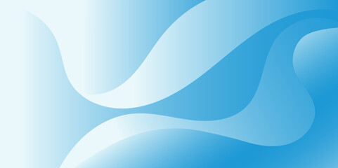 Blue and white gradient liquid modern background for corporate concept, template, poster, brochure, website, flyer design. Vector illustration.