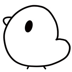 Cute animals outline