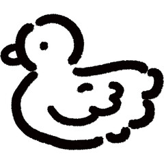 Cute animals outline