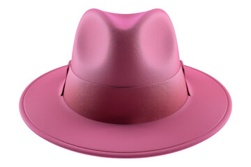 Pink hat isolated on transparent background