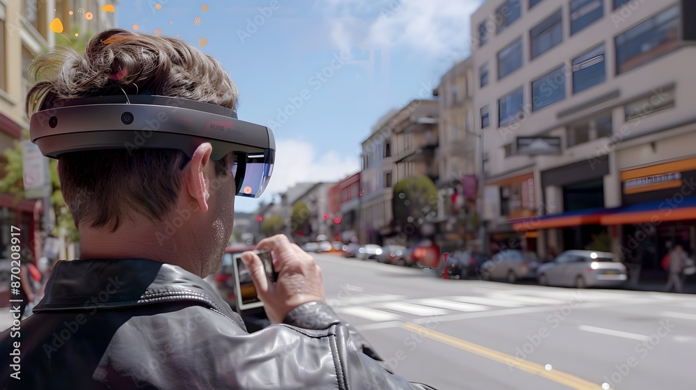 Aufkleber immersive augmented reality experiences showcased in cutting edge digital environment