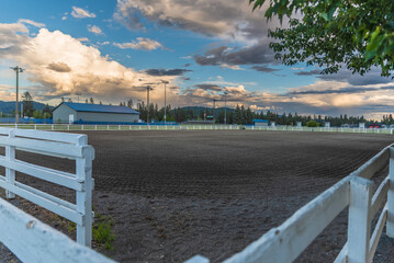 Entrance To Outdoor Rodeo Arena