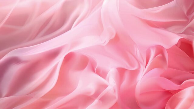 Soft billowing swaths of fabric gracefully dancing in a gentle breeze.