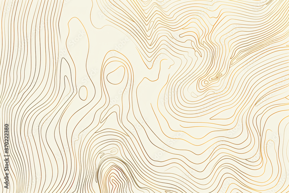 Poster topographic map line background vector illustration. topography contour pattern with copy space. abs