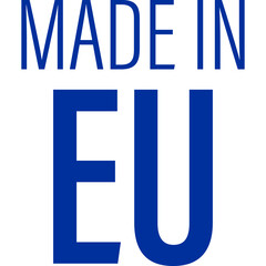 Made in Europe Flat Icon for Banner Design. Made in EU Label Icon