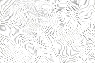 Topographic map background with contour lines in the style of a terrain pattern vector illustration. Abstract line art of topography contours for a poster design