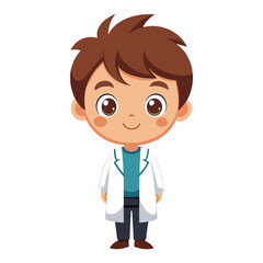 Doctor cartoon clip art vetcor
