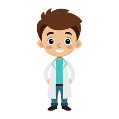 Doctor cartoon clip art vetcor