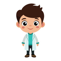Doctor cartoon clip art vetcor