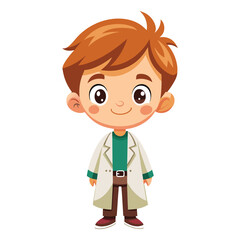 Doctor cartoon clip art vetcor