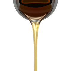 Motor oil poring. Vector Illustration