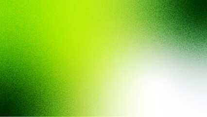 Abstract light and dark green grainy texture gradient background. Colorful digital background with grain soft noise effect pattern.
