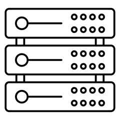 Data server icon symbol