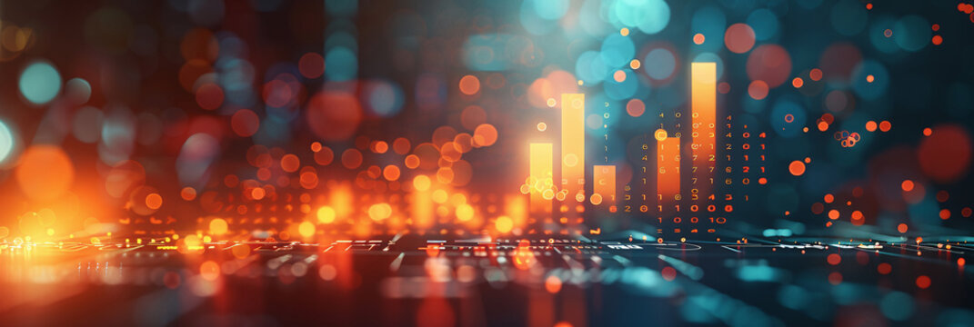 Dynamic Data Visualization with Abstract Bokeh Lights