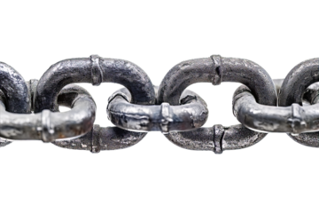 Chain Isolated background
