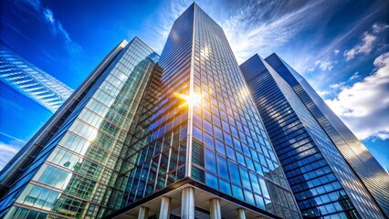 Impressive Skyscrapers Reaching For The Sun.