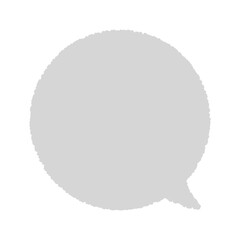 Simple speech bubble, vector illustration