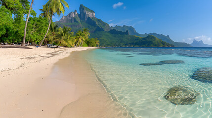 Bora Bora Bliss: Paradise Found at Matira Beach's Soft White Sands