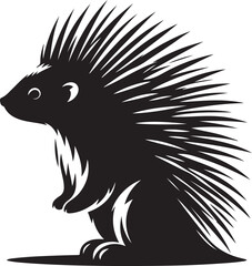 Beautiful porcupine vector design