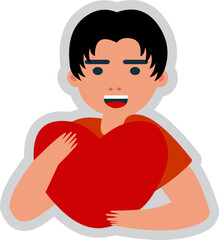 People With Love Sticker