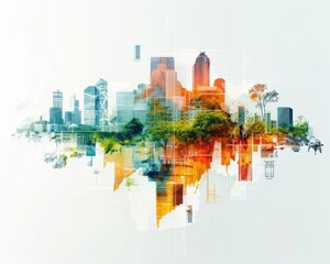 Futuristic Urban Development: Smart Grids and Sustainable Architecture, Generative Ai