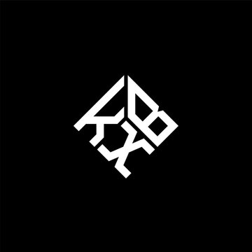 KXB letter logo design on black background. KXB creative initials letter logo concept. KXB letter design.
