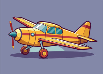 dibujo de una avioneta minimalista