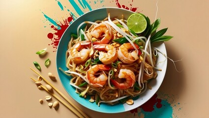 Thai food pad thai