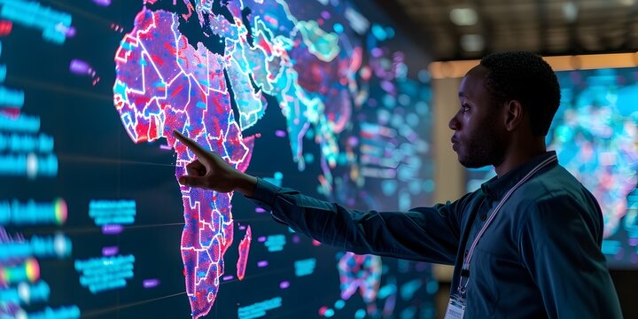 Interactive Digital Map Showcasing Data Insights for Global Businesses
