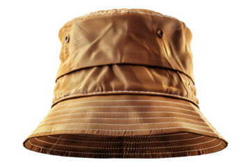 Bucket hat isolated on transparent background