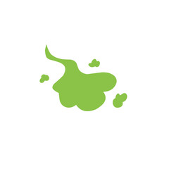 Fart cloud vector icon
