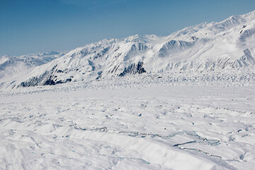 snow peaks, mount McKinley, Alaska, 