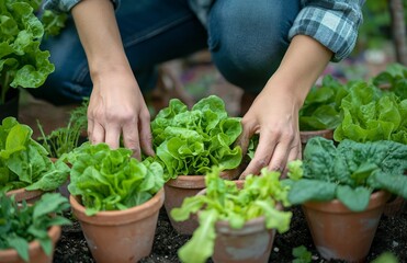 gardener, planting flowers, vibrant, blooming garden, garden bed, outdoor, gardening, nature, foliage, colorful flowers, planting, soil, garden tools, horticulture, gardening lifestyle, garden mainten