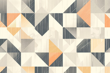 Fototapeta premium neutral color geometric abstract pattern wallpaper concept design, Modern trendy abstract pattern, Collage contemporary seamless pattern, Geometric Abstract Pattern Wallpaper with Dynamic pastel Color