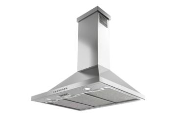 Cooker hood isolated on transparent background