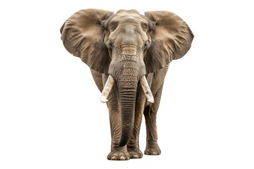 Elephant isolated on transparent background