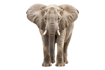 Obraz premium Elephant isolated on transparent background