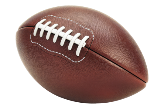 Football isolated on transparent background