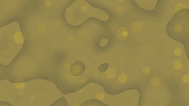 Abstract background with yellow circles and wavy lines, perfect for modern designs, digital art projects, web backgrounds, and presentations.