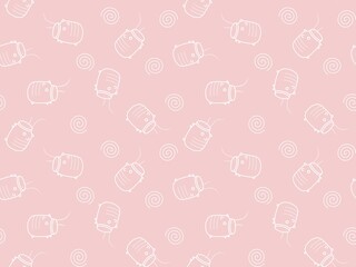 蚊取り線香のシームレスパターン　B'