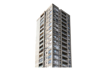 Fototapeta premium High building isolated on transparent background