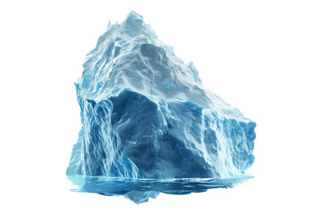 Obraz premium Ice berg isolated on transparent background
